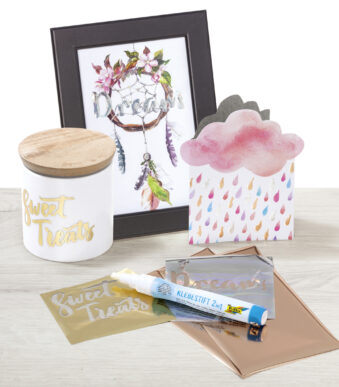 folia transferfolie, 90 x 160 mm, 8 vel, kleuren assorti