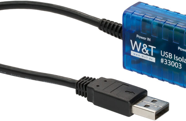 W&T USB-Isolator 2kV Hi-Speed, blauw