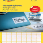 AVERY etiketten, 13 x 8 mm, wit, permanent