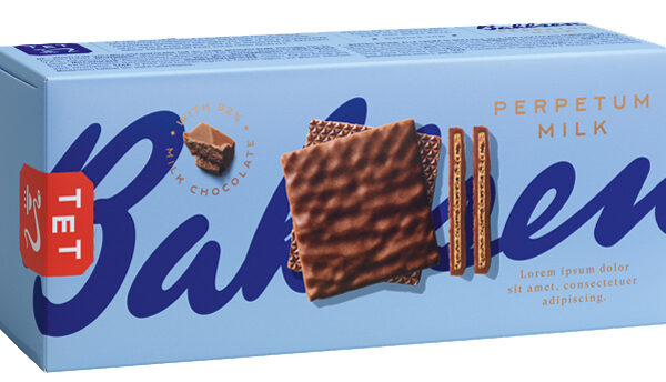 Bahlsen knapperig wafeltje 'Perpetum Hazelnoot'