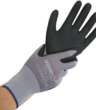 HYGOSTAR werkhandschoen Ergo Flex, grijs/zwart, XL