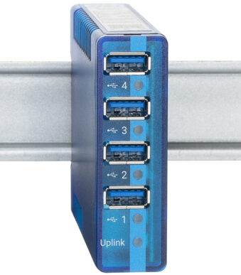 W&T USB 3.0 Hub Industry, 4 poorts