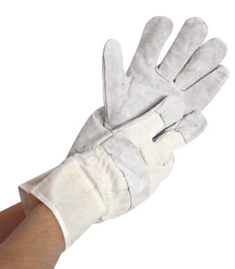 HYGOSTAR werkhandschoen 'WORK', naturel, XXL, rundersplitleer