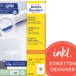 AVERY etiketten, 105 x 48 mm, wit, 220 vel, permanent