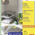 AVERY etiketten, 70 x 37 mm, rood, 100 vel, permanent