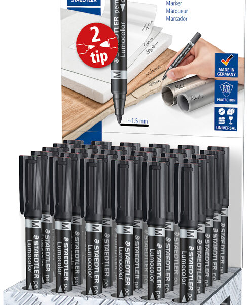 STAEDTLER Lumocolor permanent-marker duo, 30 stuks in display