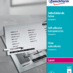 AVERY Zweckform Laser/Kopieer-folie A4 transparant, 25 stuks