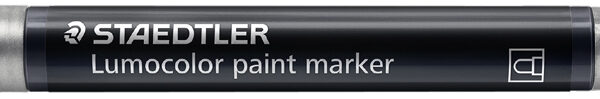 STAEDTLER Acrylmarker Lumocolor paint marker, zilver