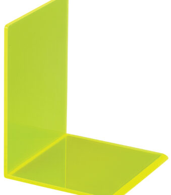 MAUL boekensteun NEON, van acryl, transparant-geel