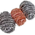 Peggy Perfect RVS schuurspons Spirinett, pakje van 3