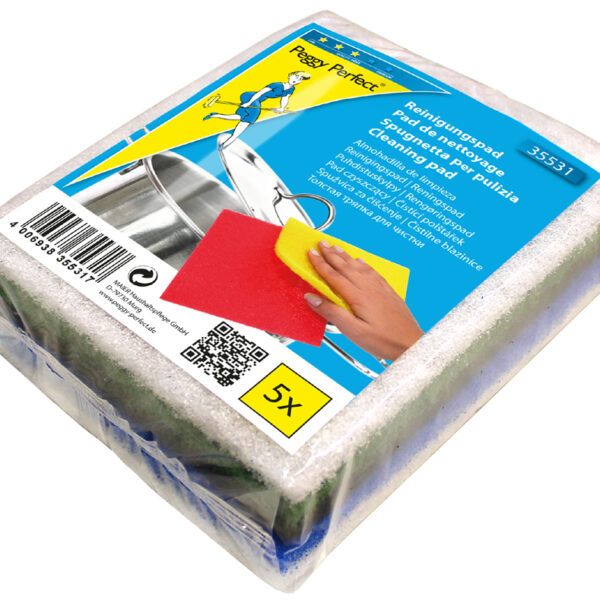 Peggy Perfect reinigingspad, 5 in een pak