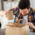 NATURE Star papieren draagtas, 220 x 110 x 280 mm, bruin