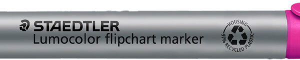 STAEDTLER Lumocolor Flipover-marker 356, ronde punt, 2 mm, roze