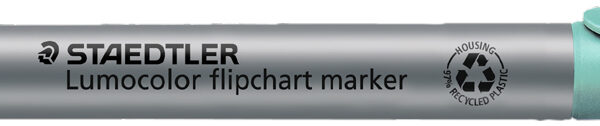 STAEDTLER Lumocolor Flipover-marker 356, ronde punt, 2 mm, turquoise