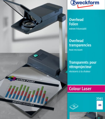 AVERY Zweckform Overhead projectie-folie, A4, helder, extreem hittebestendig
