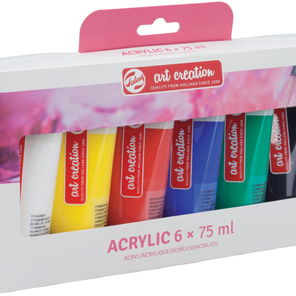 ROYAL TALENS acrylverf ArtCreation, 75 ml, set van 6
