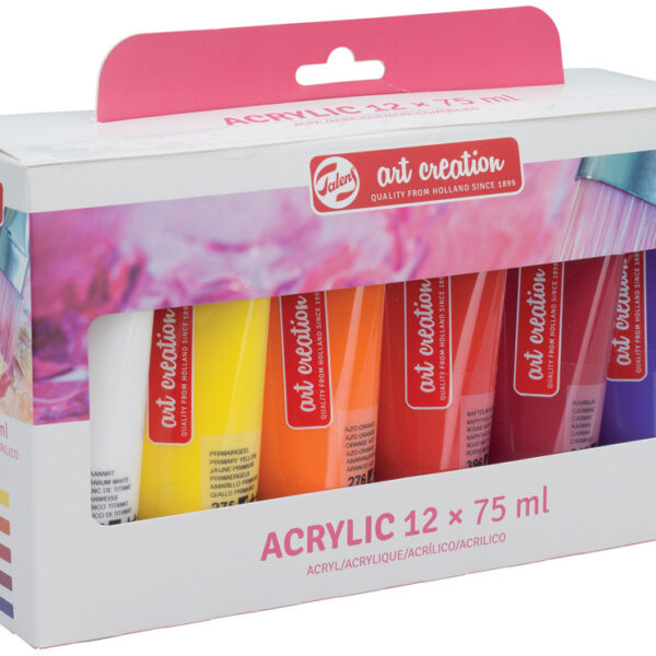 ROYAL TALENS acrylverf ArtCreation, 75 ml, set van 12