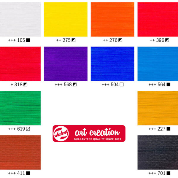 ROYAL TALENS acrylverf ArtCreation, 75 ml, set van 12