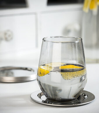 Esmeyer APS onderzetter ´ROLLO´, edelstaal 18/8 gepolijst