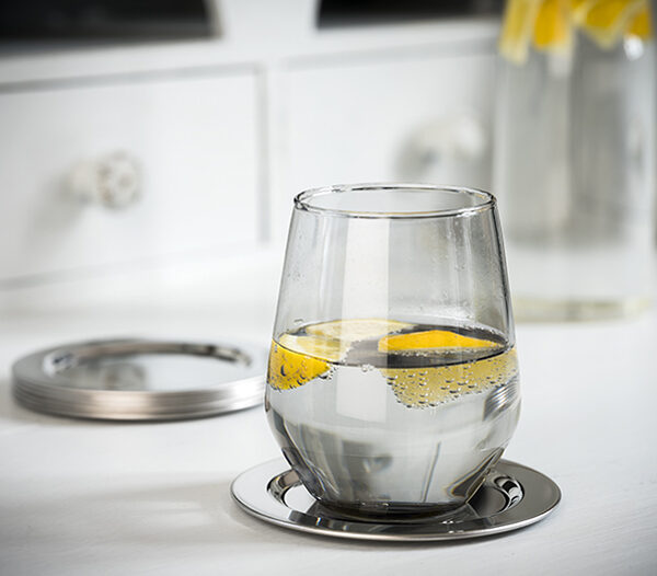 Esmeyer APS onderzetter ´ROLLO´, edelstaal 18/8 gepolijst