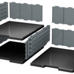 EXACOMPTA schuifladenbox MODULODOC Jumbo, zwart / muisgrijs