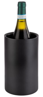 APS flessenkoeler, roestvrij staal, zwart mat