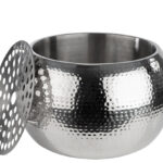 APS flessenkoeler BIG BOWL, roestvrij staal, zilver