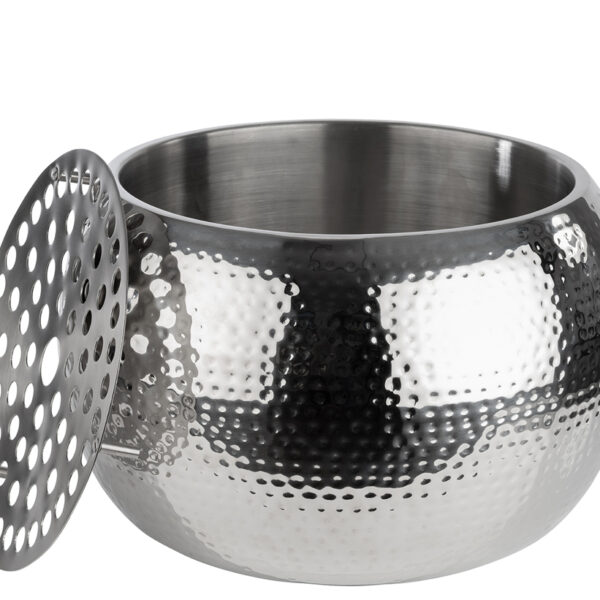 APS flessenkoeler BIG BOWL, roestvrij staal, zilver