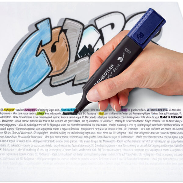 STAEDTLER Testmarker ´Textsurfer classic highlighter´ zwart