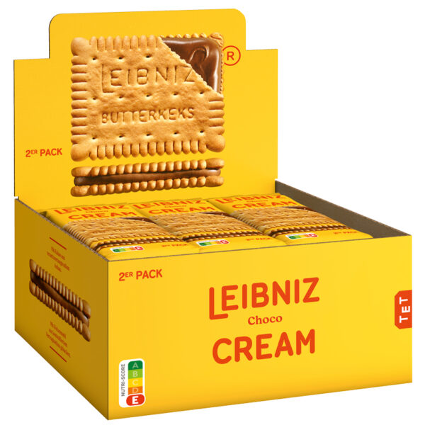 LEIBNIZ dubbel koekje 'Koekje Cream Choco', in display