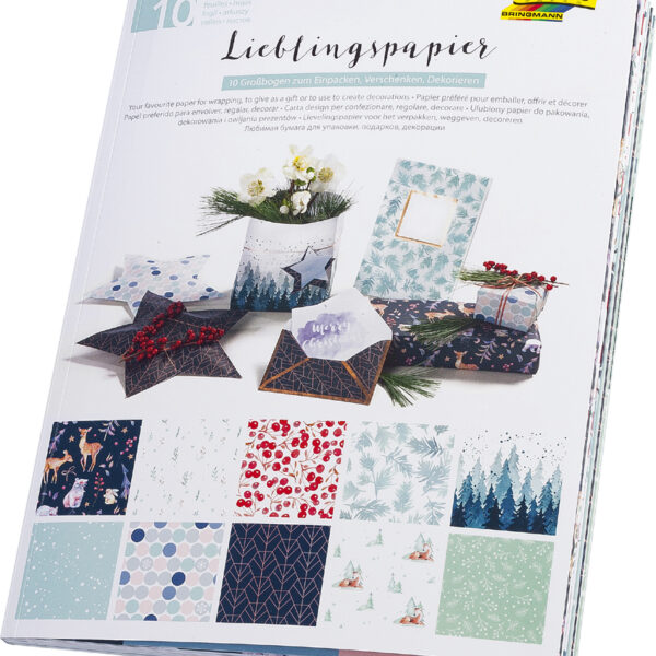 folia lievelingspapier ´WINTER´, 500 x 700 mm, 80 g/m2