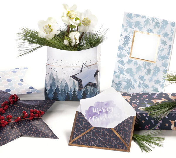 folia lievelingspapier ´WINTER´, 500 x 700 mm, 80 g/m2