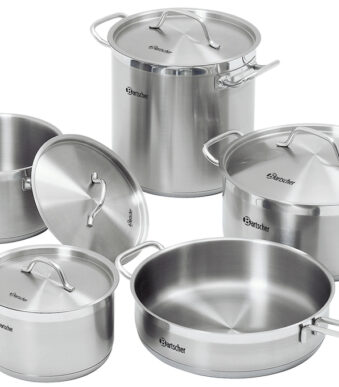 Esmeyer Bartscher pannenset CAESAR, 9-delig