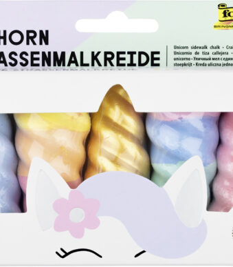 folia stoepkrijt 'Eenhoorn', kleuren assorti