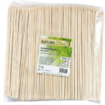 NATURE Star schaschlikspies, van bamboe, lengte: 200 mm, naturel
