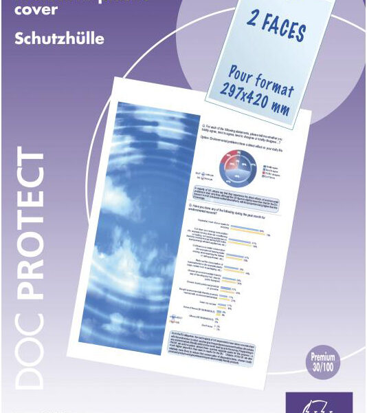 EXACOMPTA beschermhoes Doc Proodect, DIN A3, PVC, kristalhelder