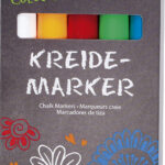 folia krijtmarker 'Fresh Colours', set van 5