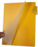 DURABLE tabblad met insteekhoes, DIN A4, met rasterponsing, geel