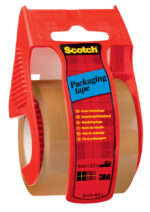3M verpakkingstape/plakband Scotch Standaard, 50 mm x 20 m, bruin, incl. afroller