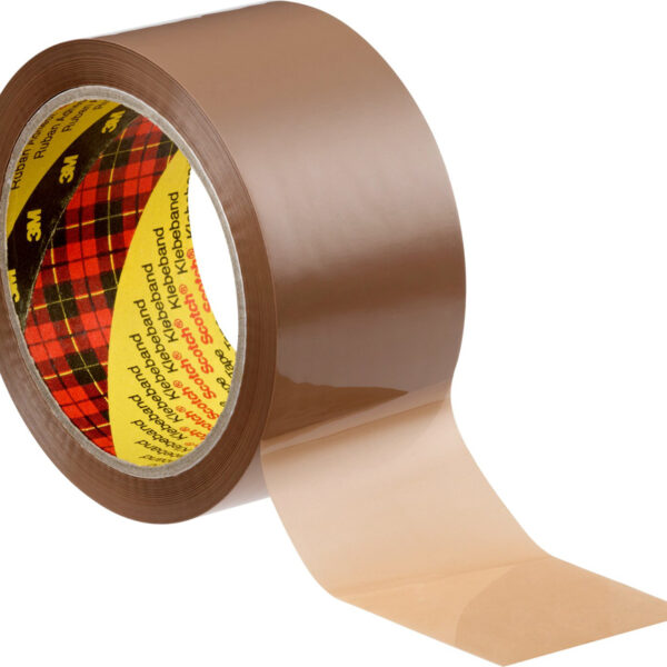 3M Scotch verpakkingstape/plakband 305, PP, 50 mm x 66 m, bruin