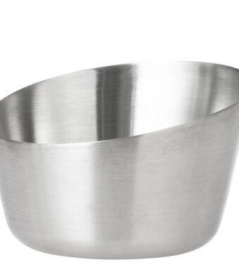 Esmeyer snack- en dipschaal VISTA, rond, zilver