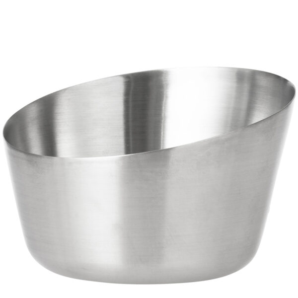 Esmeyer snack- en dipschaal VISTA, rond, zilver