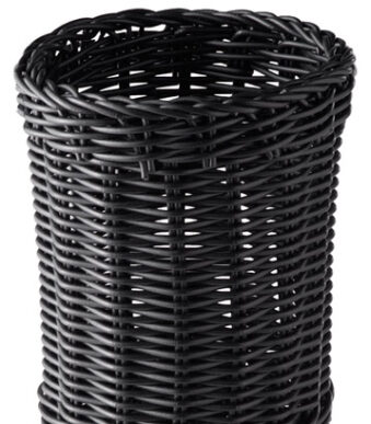 APS bestekmand ECONOMIC, diameter: 120 mm, zwart