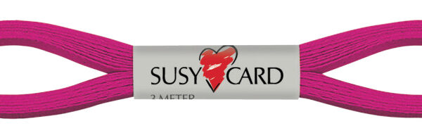SUSY CARD geschenklint 'Easy', 6 mm x 3 m, fuchsia