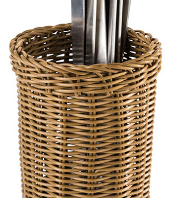 APS bestekmand ECONOMIC, diameter: 120 mm, bruin