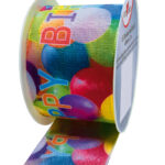 SUSY CARD geschenklint / cadeaulint op rol 'Luchtballonnen'