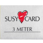 SUSY CARD geschenklint 'Dubbelsatijn', 25 mm x 3 m, geel