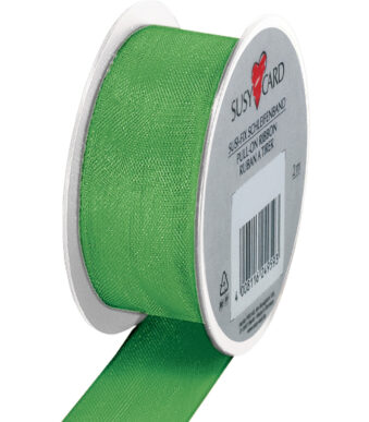 SUSY CARD geschenklint op spoel 'Trend', lichtgroen