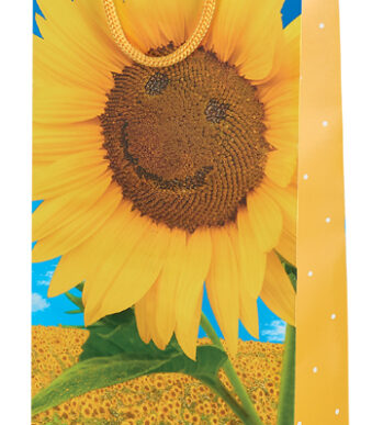 SUSY CARD flessenzak 'Sunflower Smile', voor 1 fles