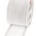 SUSY CARD geschenklint / cadeaulint op rol 'Corsica', wit, 40 mm